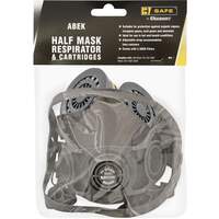 Half Mask Respirator And Abek Cartridges - Grey