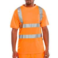Crew Neck T-Shirt Orange