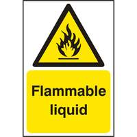 Flammable Liquid  Sav (Pk5) 200mm X 300mm