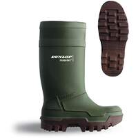 Dunlop Purofort Thermo+ Full Safety Wellington - Green
