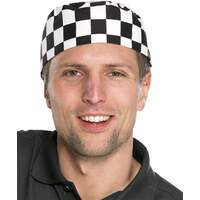 Chefs Skull Cap Bl/W