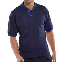Pk Shirt 2Tone Navy/Royal Xl - Navy / Royal