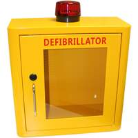 Defibrillator Mild Steel Cabinet Internal Yellow