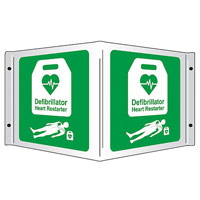 Aed 3D Projecting Sign
