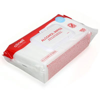 Clinell Alcohol Wipes White