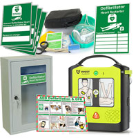 Vivest Power Beat Semi-Auto Defib Indoor Cabinet Package Green