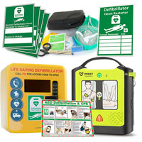 Vivest Power Beat Semi-Auto Defib Outdoor Cabinet Package Green