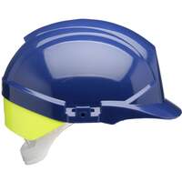 Reflex Safety Helmet Blue C/W Orange Rear Flash Blue