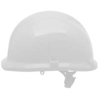 1125 Reduced Peak White Slip Ratchet Helmet