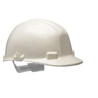 Vulcan White Slip Ratchet Helmet