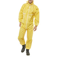 Disposable Microporous Coverall Yellow Type 3/4/5/6