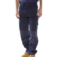 Click Premium Multi Purpose Trousers Navy Blue