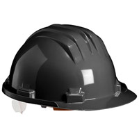 Climax Slip Harness Safety Helmet Black