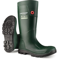 Dunlop Purofort Fieldpro Full Safety Wellington Boot - Green