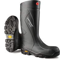 Dunlop Purofort+ Expander Full Safety Wellington Boot - Charcoal