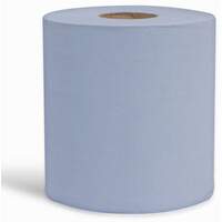 Embossed Centrefeed 2ply Blue 150m (6)