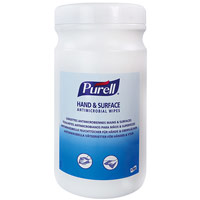 Purell Hand & Surface Antimicrobial Wipes Canister/6
