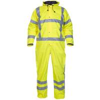Ureterp Sns High Visibility Waterproof Coverall Saturn Yellow