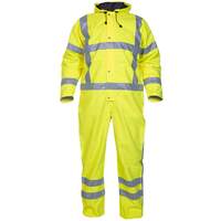 Ureterp Sns Hi Vis Waterproof Coverall - Saturn Yellow