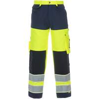 Idstein High Visibility Gid Two Tone Trouser Saturn Yellow / Navy