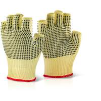 Reinforced Fingerless Dotted Glove