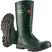 Dunlop Purofort Terrapro Full Safety Green Wellington