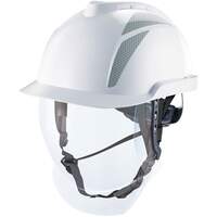 V-Gard 950 Electrician Helmet White Set White/Grey