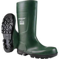 Dunlop Work-It Full Safety PVC Wellington Green
