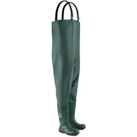 Dunlop Work-It Full Safety Chest Wader Green