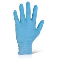 Nitrile Disposable Glove PF Blue