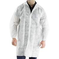 Polprop Disposable V/Coat - White