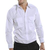 Pilot Shirt Long Sleeve White