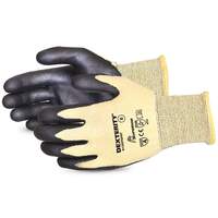 Dexterity  Nitrile Palm-Coated Cut-Resistant String-Knit Glove Black 11