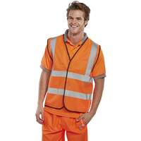 Hi Viz Waistcoat Full App. G Orange