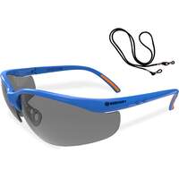 Safety Spectacle Grey Lens with Blue Frame
