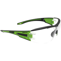 Clear Lens with Green Sports Frame Anti-Fog Safety Spectacle