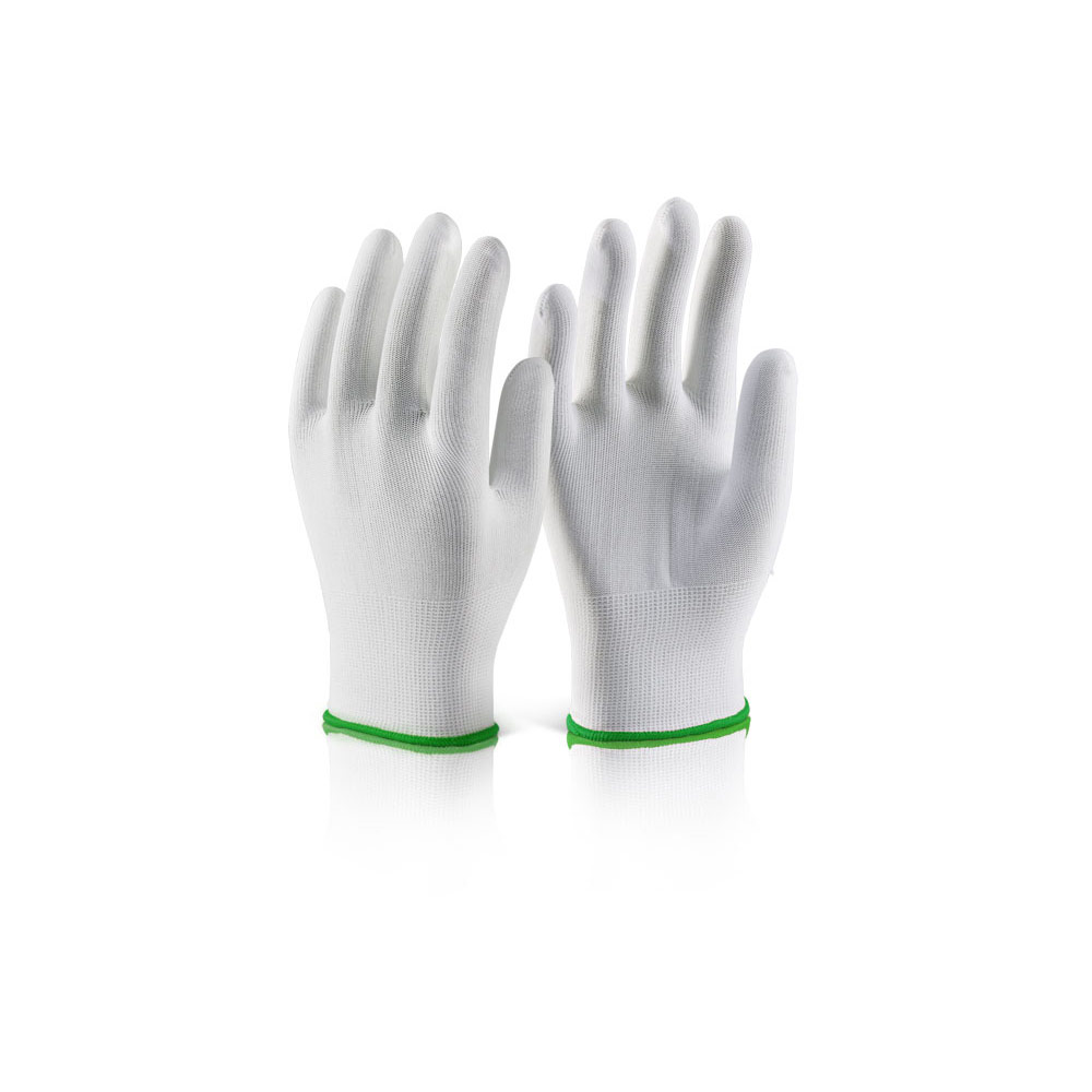 Beeswift White Polyester Knitted Liner Glove - Large