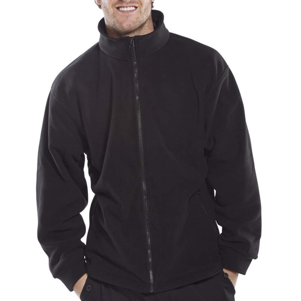 Photos - Safety Equipment Standard Fleece Jacket Black - Large FLJBLL