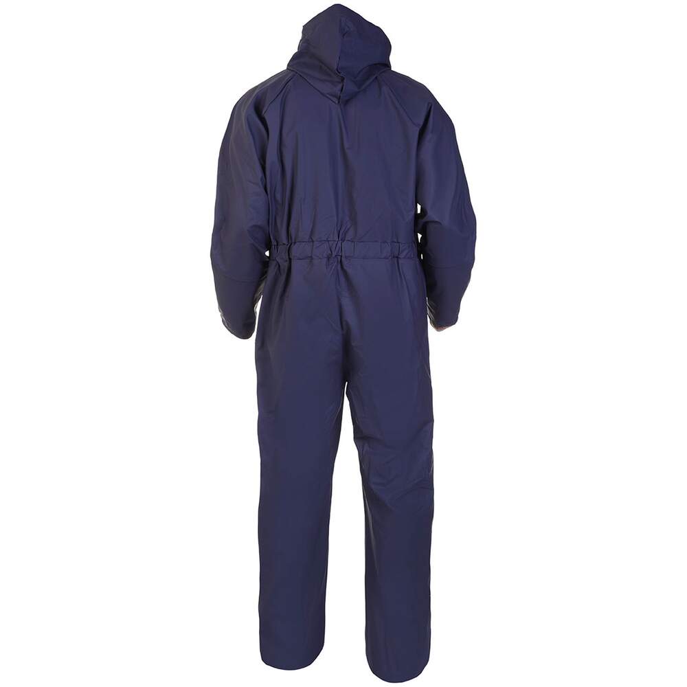 Salesbury Hydrosoft Waterproof Coverall Navy Blue | The PPE Online Shop