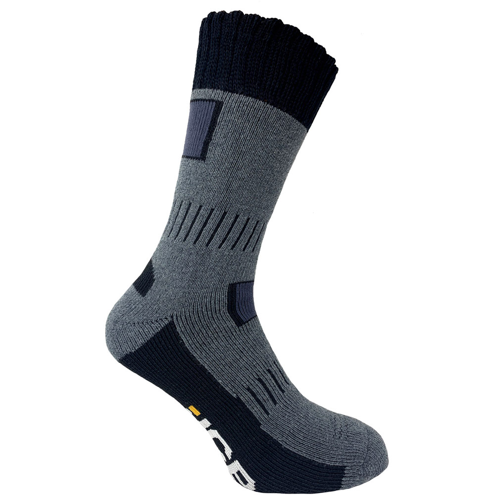 Jcb Men's Grey Rigger Boot Socks - Uk 9-12 | Eu 44-47
