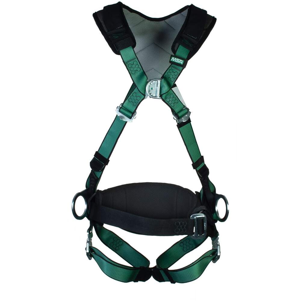 MSA V-Fit Body Harness Fall Protection Safety Device Against Falling Bayonet Buckles Size XL EN 361 