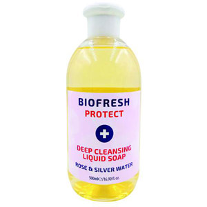 Biofresh Deep Cleansing Liquid Soap Rose/Silver Water - 500ml (Pack of 20)