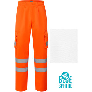 Supertouch Eco Hi Vis Trouser - Orange