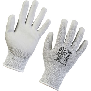 Supertouch Deflector PC Cut Resistant PU Gloves - Grey