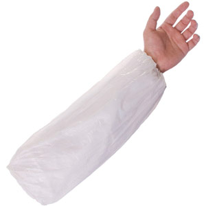 Supertouch PE Disposable Oversleeves - White