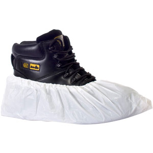 Supertouch CPE Disposable 16 Inch Overshoe - White