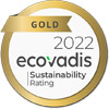 Gold Ecovadis Sustainability Rating 2022