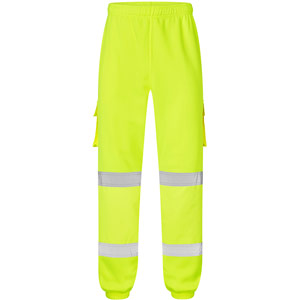 Supertouch Hi Vis Jogging Bottoms - Yellow