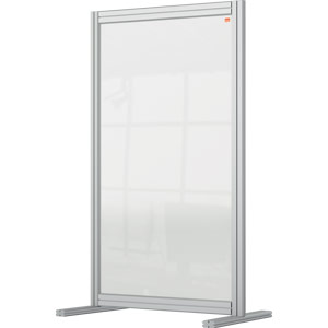 Nobo Premium Plus Clear Acrylic Protective Room Divider Screen Modular System 1200x1800mm
