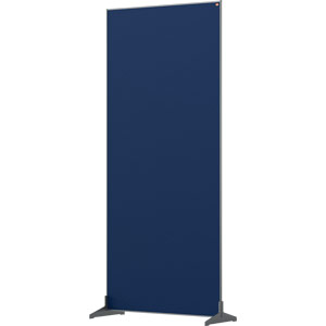 Nobo Impression Blue Pro Free Standing Room Divider Screen Felt Surface 800x1800mm